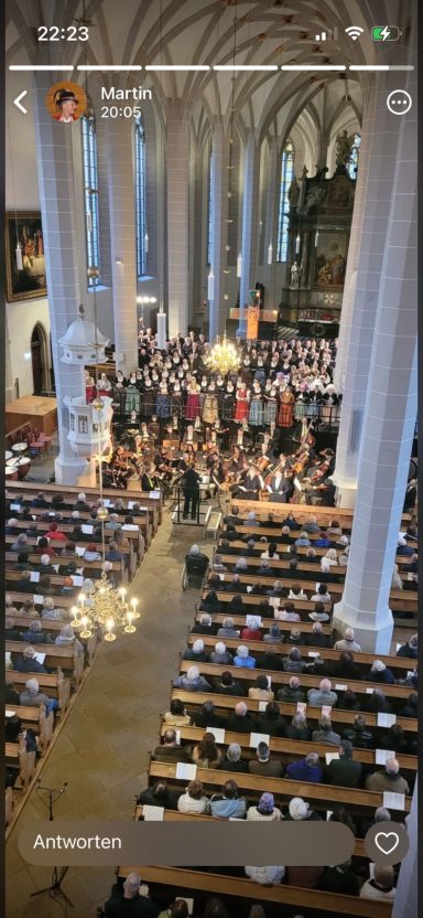 Konzert "Nalěćo" im Bautzener Dom im April 2026, gemeinsam mit anderen sorbischen Chören und dem SNE Konzert "Nalěćo" im Bautzener Dom im April 2026